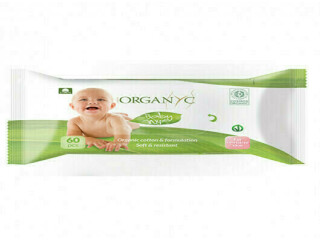 100% Organic Cotton Baby Wipes 60 Pcs